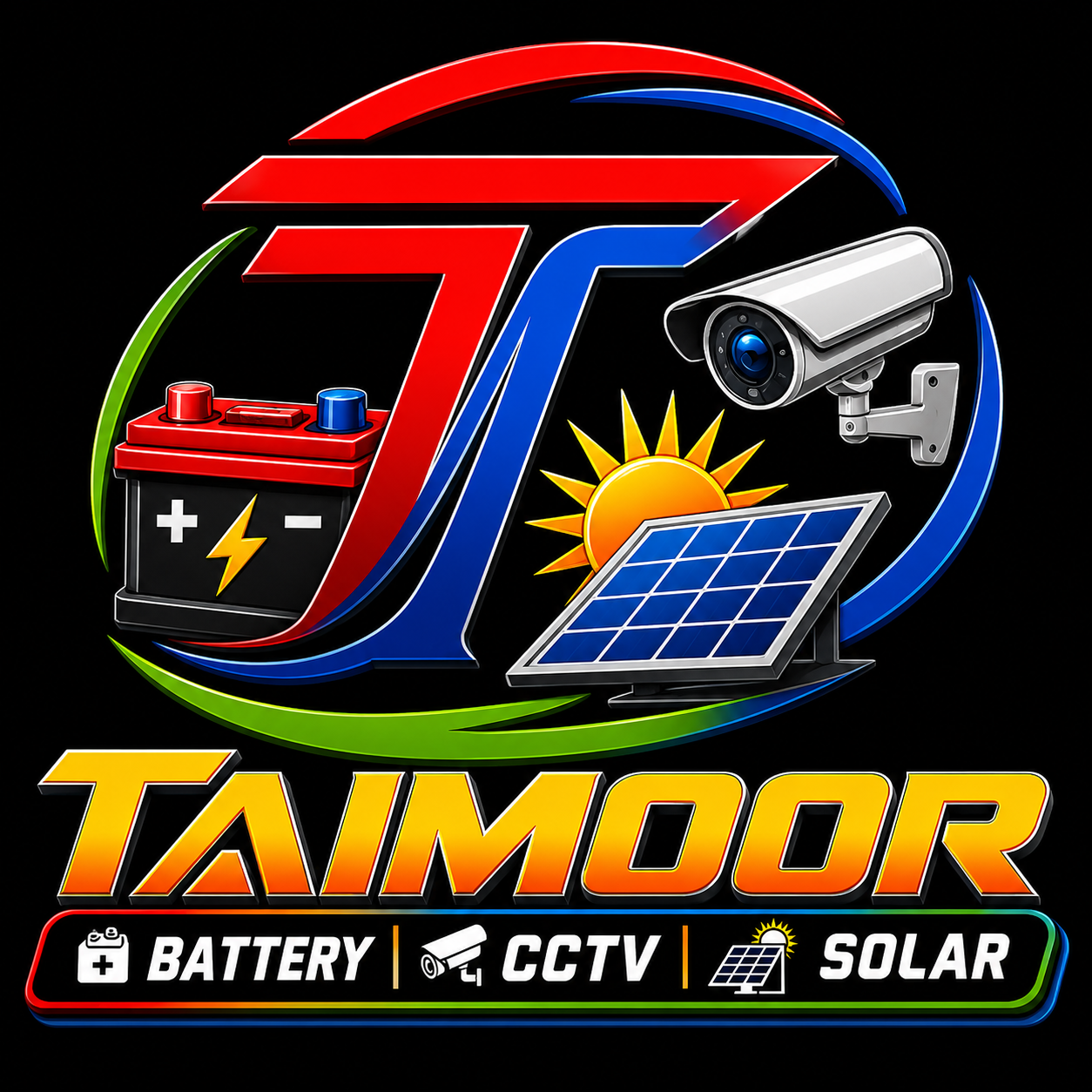 TAIMOOR BATTERY AND SOLAR Logo